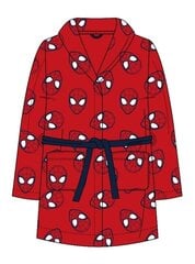Halāts Spider-Man, sarkans, 98 cena un informācija | Halāti, naktskrekli, pidžamas meitenēm | 220.lv