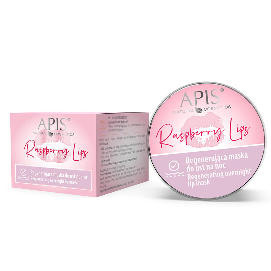 Atjaunojoša nakts lūpu maska Raspberry Lips цена и информация | Lūpu krāsas, balzāmi, spīdumi, vazelīns | 220.lv
