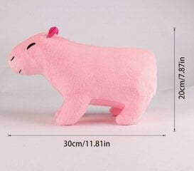 Plīša rotaļlieta Capybara, rozā cena un informācija | Mīkstās (plīša) rotaļlietas | 220.lv