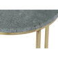 2-daļīgs sānu galda komplekts DKD Home Decor, zaļš/zelts cena un informācija | Žurnālgaldiņi | 220.lv