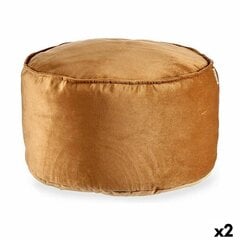 Pufs Gift Decor Velvet, brūns, 2 gab цена и информация | Кресла-мешки и пуфы | 220.lv