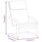 Viesistabas krēsls vidaXL, brūns cena un informācija | Atpūtas krēsli | 220.lv