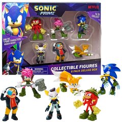 Figūru komplekts Pmi Sonic Prime Kluckles Tails, 8 gab. цена и информация | Игрушки для мальчиков | 220.lv