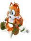 Plīša mugursoma Sonic Prime Tails, oranža, 41 x 18 x 10 cm. cena un informācija | Mīkstās (plīša) rotaļlietas | 220.lv
