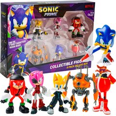 Zestaw Sonic Prime 8 figūriņas Sonic Kluckles Tails cena un informācija | Rotaļlietas zēniem | 220.lv