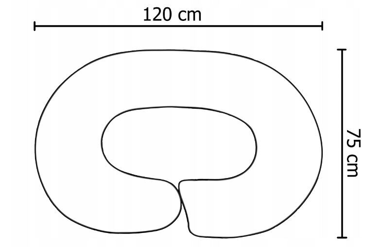 Daudzfunkcionāls spilvenu komplekts 4in1 Dreamland Medic Premium , 120 cm ​ cena un informācija | Grūtnieču spilveni | 220.lv