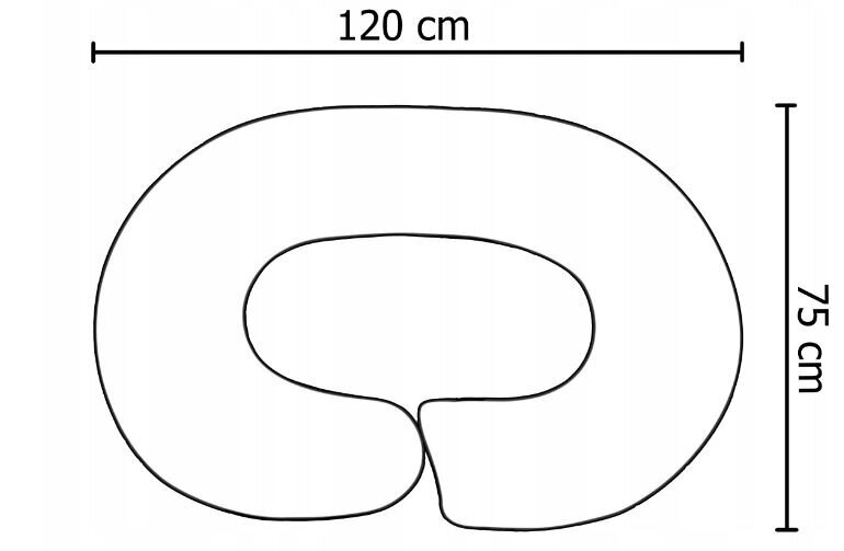 Daudzfunkcionāls spilvenu komplekts 4in1 Dreamland Medic Premium, 120 cm cena un informācija | Grūtnieču spilveni | 220.lv