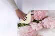 Vannas istabas paklājs Ziedi Krustojas, 90x60 cm цена и информация | Vannas istabas aksesuāri | 220.lv