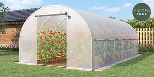 Plastmasa siltumnīca Garden Rosa, 6x3 m цена и информация | Теплицы | 220.lv