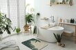 Vannas istabas paklājs Briesmoņu Augi, 90x60 cm cena un informācija | Vannas istabas aksesuāri | 220.lv