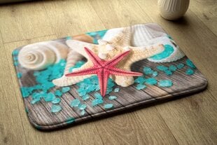 Vannas istabas paklājs Starfish Ellē, 90x60 cm cena un informācija | Vannas istabas aksesuāri | 220.lv