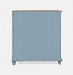 Bufete L17 Avola, 79x38x86 cm, zila cena un informācija | Vitrīnas, bufetes | 220.lv