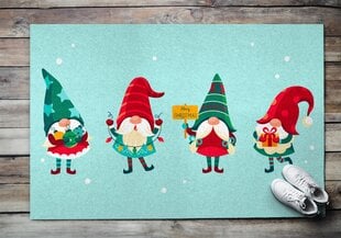 Durvju paklājs Ziemassvētku Rūķi, 150x100 cm цена и информация | Придверные коврики | 220.lv