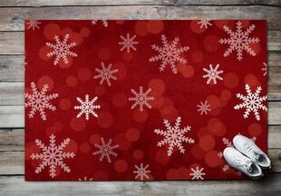 Durvju paklājs Ziemassvētku Zvaigznes, 150x100 cm cena un informācija | Kājslauķi | 220.lv