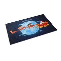 Durvju paklājs Ziemassvētku Vecītis, 150x100 cm цена и информация | Придверные коврики | 220.lv