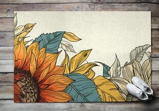 Durvju paklājs Saulespuķu Zieds, 150x100 cm cena un informācija | Kājslauķi | 220.lv