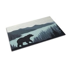 Durvju paklājs Meža lācis, 150x100 cm cena un informācija | Kājslauķi | 220.lv