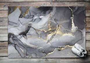 Durvju paklājs Pelēks Marmors, 150x100 cm cena un informācija | Kājslauķi | 220.lv