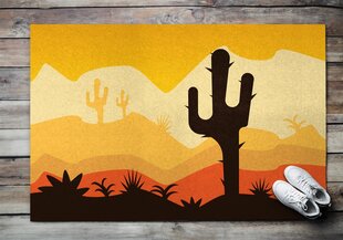 Durvju paklājs Tuksneša Kaktuss, 150x100 cm cena un informācija | Kājslauķi | 220.lv