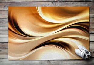 Durvju paklājs Zelta Abstrakcija, 150x100 cm cena un informācija | Kājslauķi | 220.lv