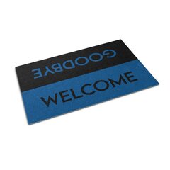 Durvju paklājs Welcome Goodbye, 90x60 cm cena un informācija | Kājslauķi | 220.lv