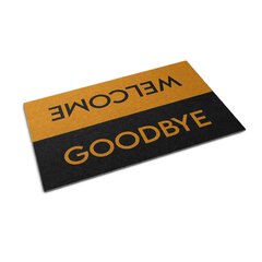 Durvju paklājs Welcome Goodbye, 90x60 cm цена и информация | Придверные коврики | 220.lv