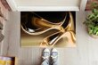 Durvju paklājs Zelta Abstrakcija, 90x60 cm цена и информация | Kājslauķi | 220.lv