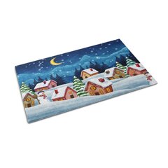Durvju paklājs Ziemassvētku Ziema, 60x40 cm cena un informācija | Kājslauķi | 220.lv