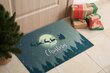 Durvju paklājs Ziemassvētku Vecītis, 60x40 cm cena un informācija | Kājslauķi | 220.lv