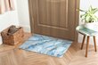 Durvju paklājs Zilais Marmors, 60x40 cm cena un informācija | Kājslauķi | 220.lv