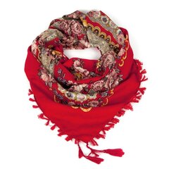 Lakats sievietēm AOP 13024-4, sarkans цена и информация | Женские шарфы, платки | 220.lv
