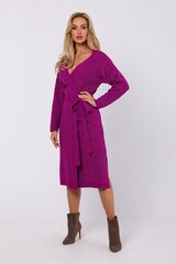 M773 Платье с переплетением спереди - фиолетовое цена и информация | Платья | 220.lv