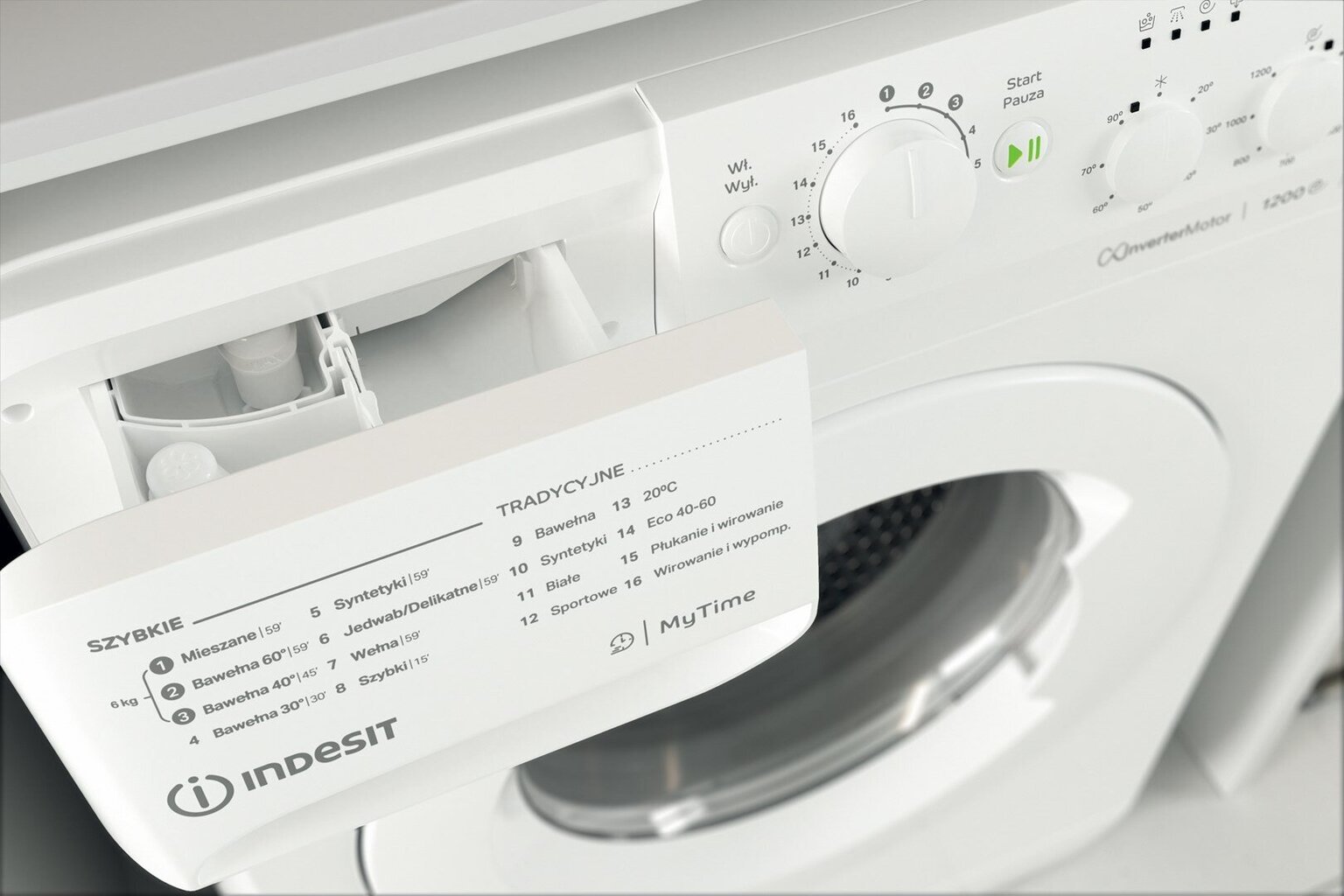 Veļas mašīna INDESIT MTWSC 61294 W PL цена и информация | Veļas mašīnas | 220.lv