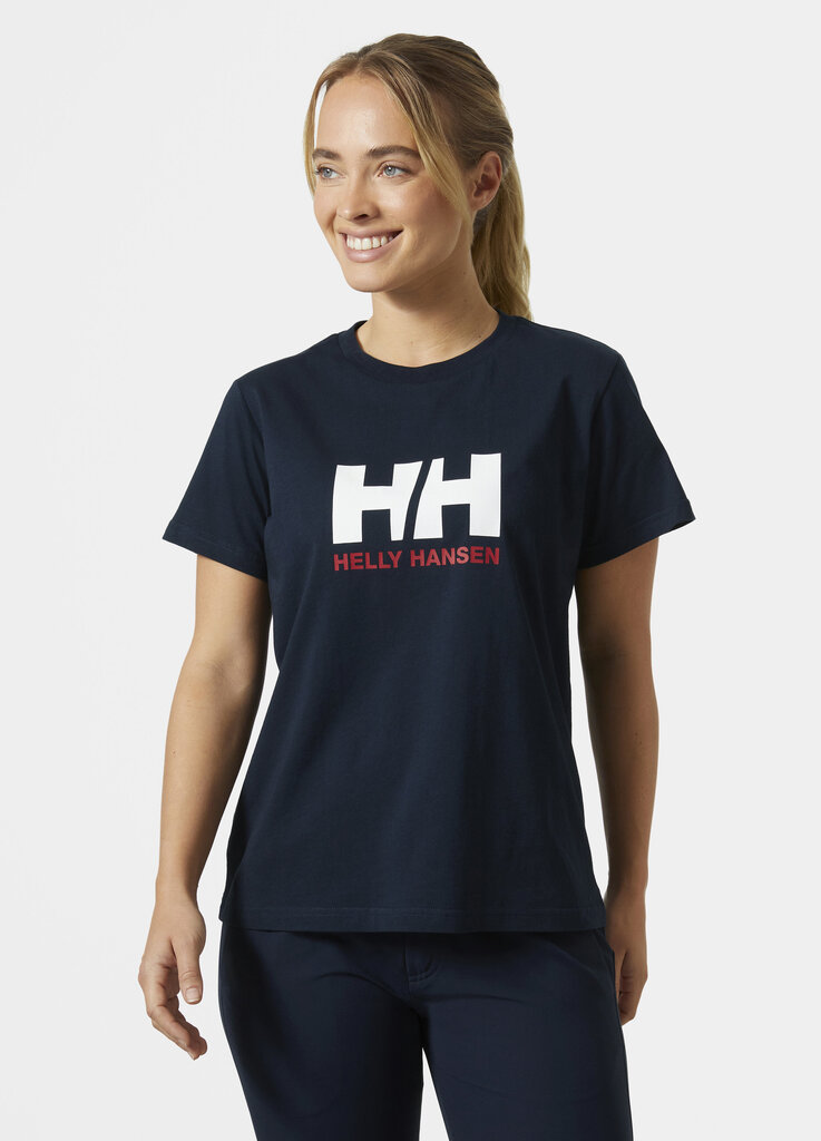 Helly Hansen sieviešu T-krekls HH LOGO, tumši zils цена и информация | T-krekli sievietēm | 220.lv