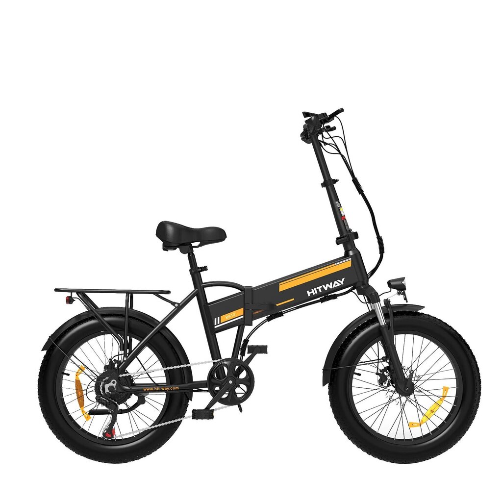 Elektriskais velosipēds Hitway BK10, 20", melns цена и информация | Elektrovelosipēdi | 220.lv