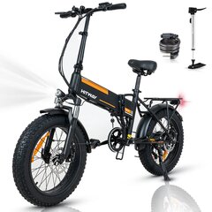 Elektriskais velosipēds Hitway BK10, 20", melns cena un informācija | Elektrovelosipēdi | 220.lv