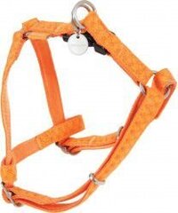 Регулируемые шлейки для собак Zolux Mac Leather, разные размеры, оранжевый цвет цена и информация | Ошейники, подтяжки для собак | 220.lv
