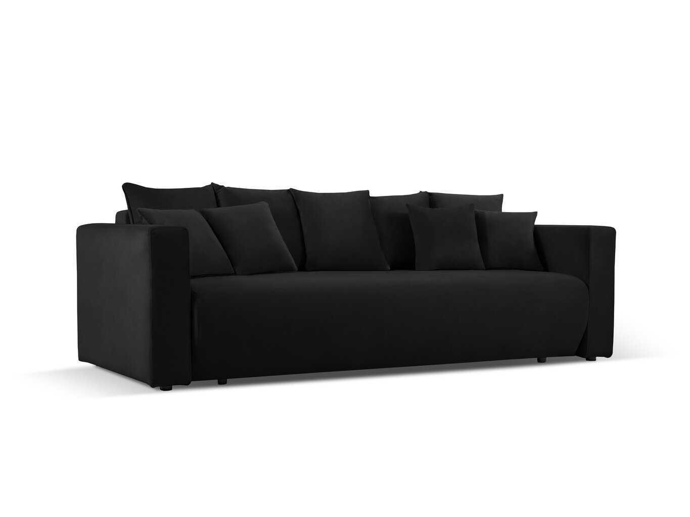 Dīvāns Mazzini Sofas Daisy, melns цена и информация | Dīvāni | 220.lv