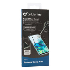 Cellularline Samsung Galaxy A21S cena un informācija | Ekrāna aizsargstikli | 220.lv