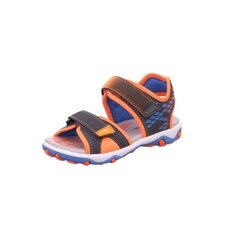 Superfit sandales zēniem, pelēkas / oranžas цена и информация | Детские сандали | 220.lv