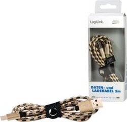 LogiLink USB, 2 m cena un informācija | Kabeļi un vadi | 220.lv