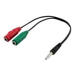 Savio 3.5 mm/Mini Jack, 0.2 m цена и информация | Адаптеры и USB разветвители | 220.lv