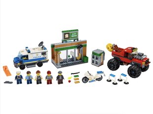 60245 LEGO® City Police Ограбление полицейского монстр-грузовика цена и информация | Kонструкторы | 220.lv