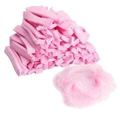 Vienreizlietojamā cepurīte, rozā, 100 gab. AF-665 cena un informācija | Darba apģērbi | 220.lv