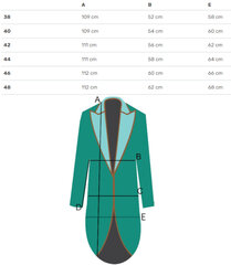 Стеганое пальто 2в1, утепленное, можно носить как куртку АМАНДА. цена и информация | Женские куртки | 220.lv