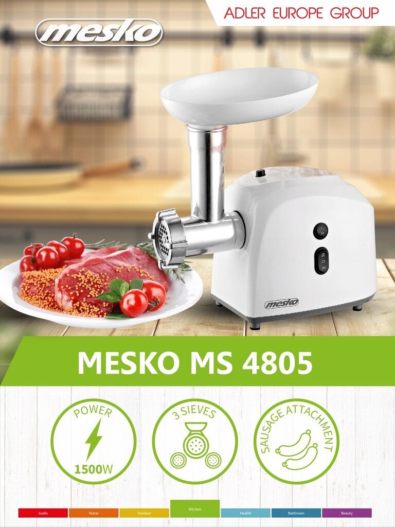 Mesko MS4805 cena un informācija | Gaļas maļamās mašīnas | 220.lv