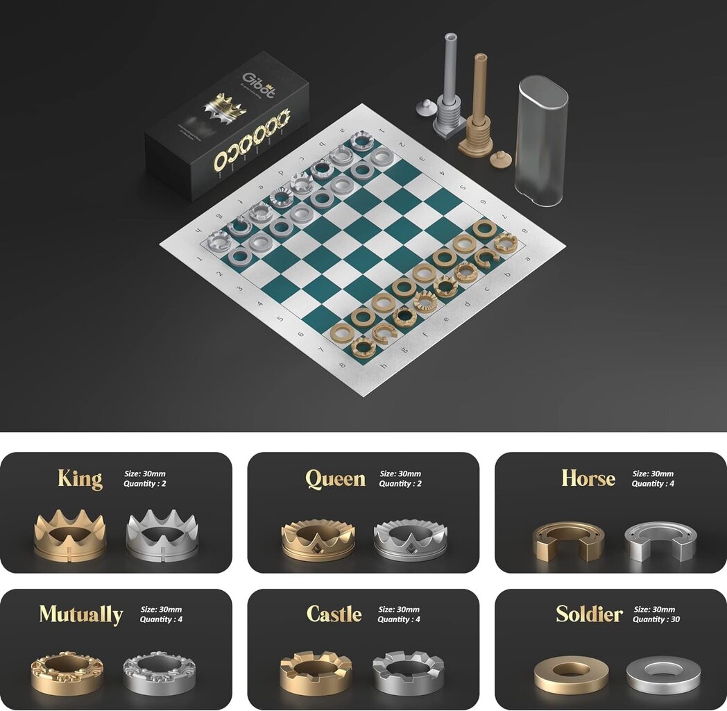 Pārnēsājama šaha spēle Gibot цена и информация | Galda spēles | 220.lv