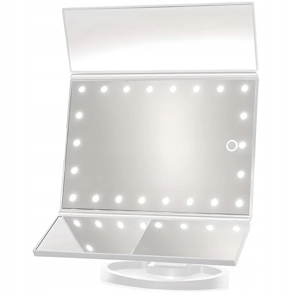 LED grima spogulis ar palielināmo stiklu cena un informācija | Kosmētikas somas, spoguļi | 220.lv