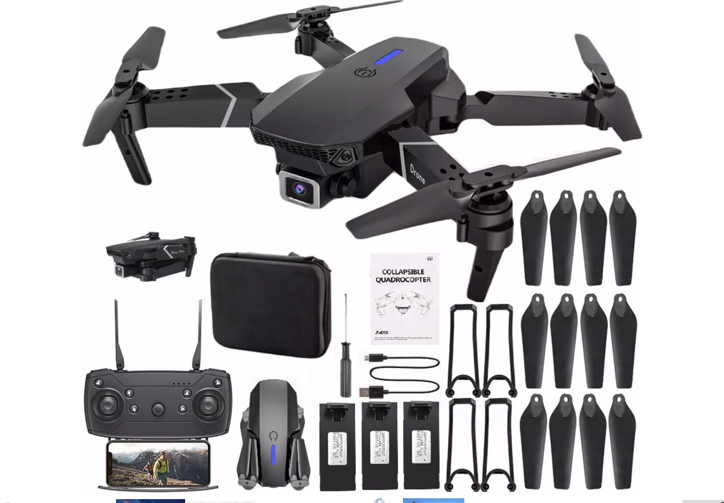 Drone E95 Pro cena un informācija | Droni | 220.lv