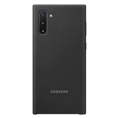 „Samsung“ Silicone Cover apvalks - melns (Galaxy Note 10) cena un informācija | Telefonu vāciņi, maciņi | 220.lv